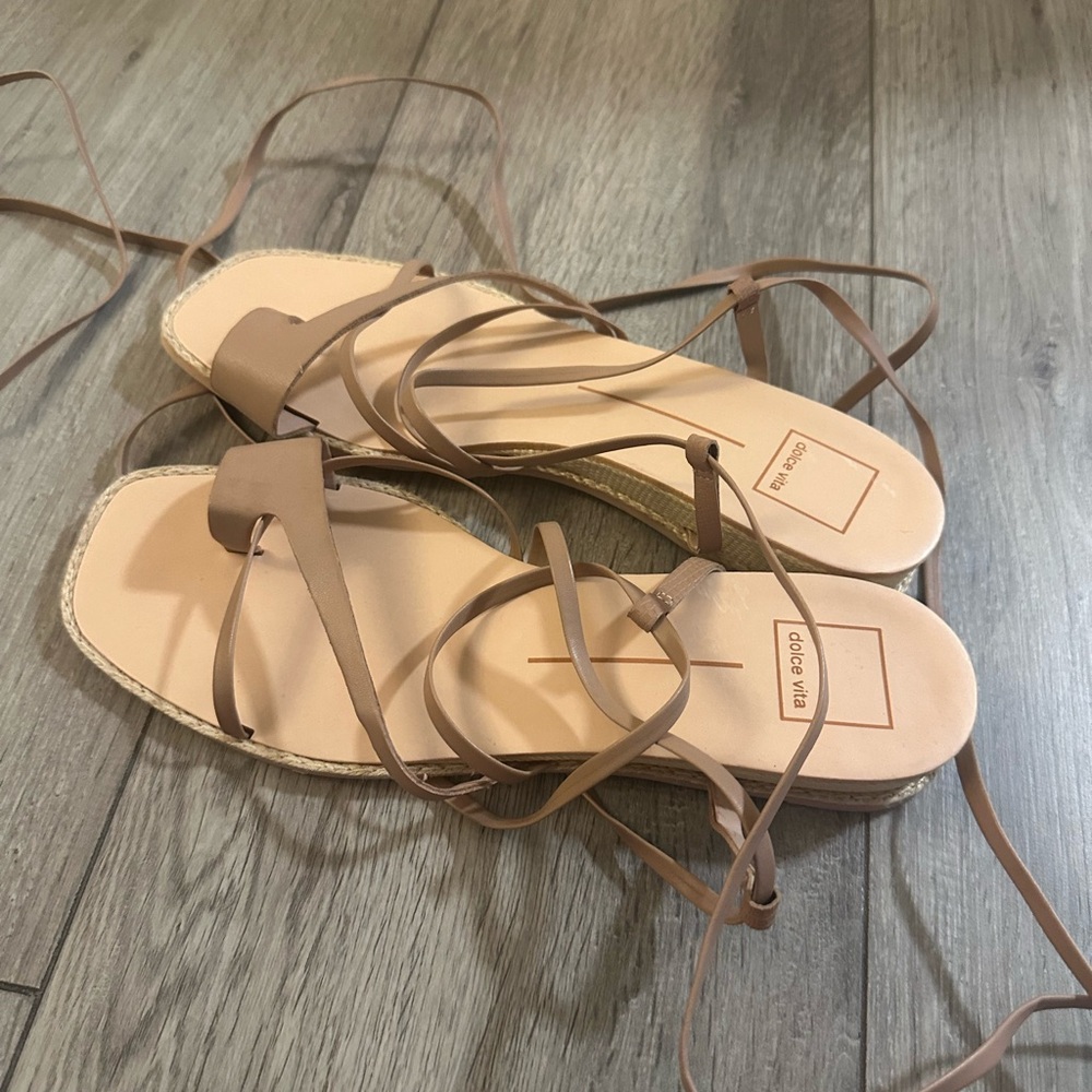 Dolce Vita Nude Espadrille Sandals